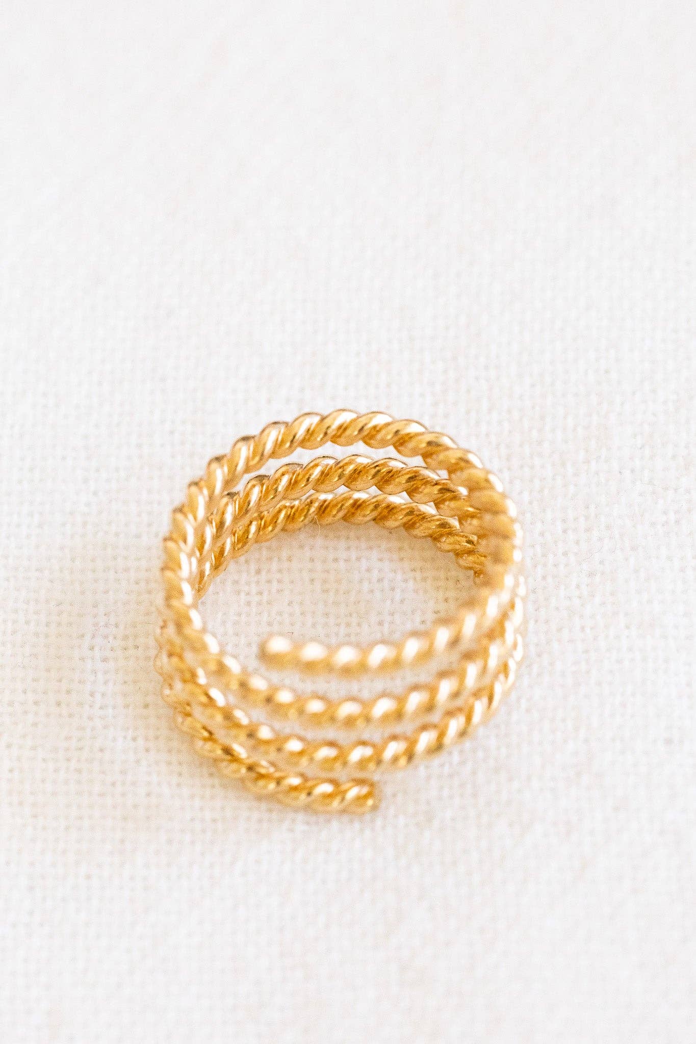 Twisted Double Wrapped Ring