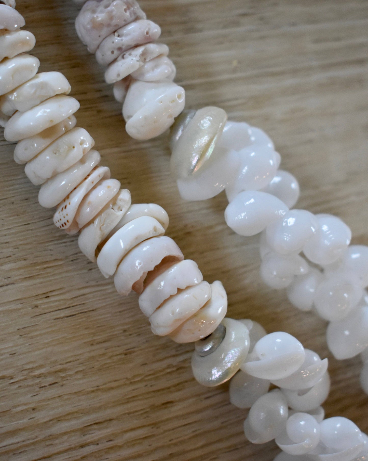 Puka Shell and Bubble Shell Lei