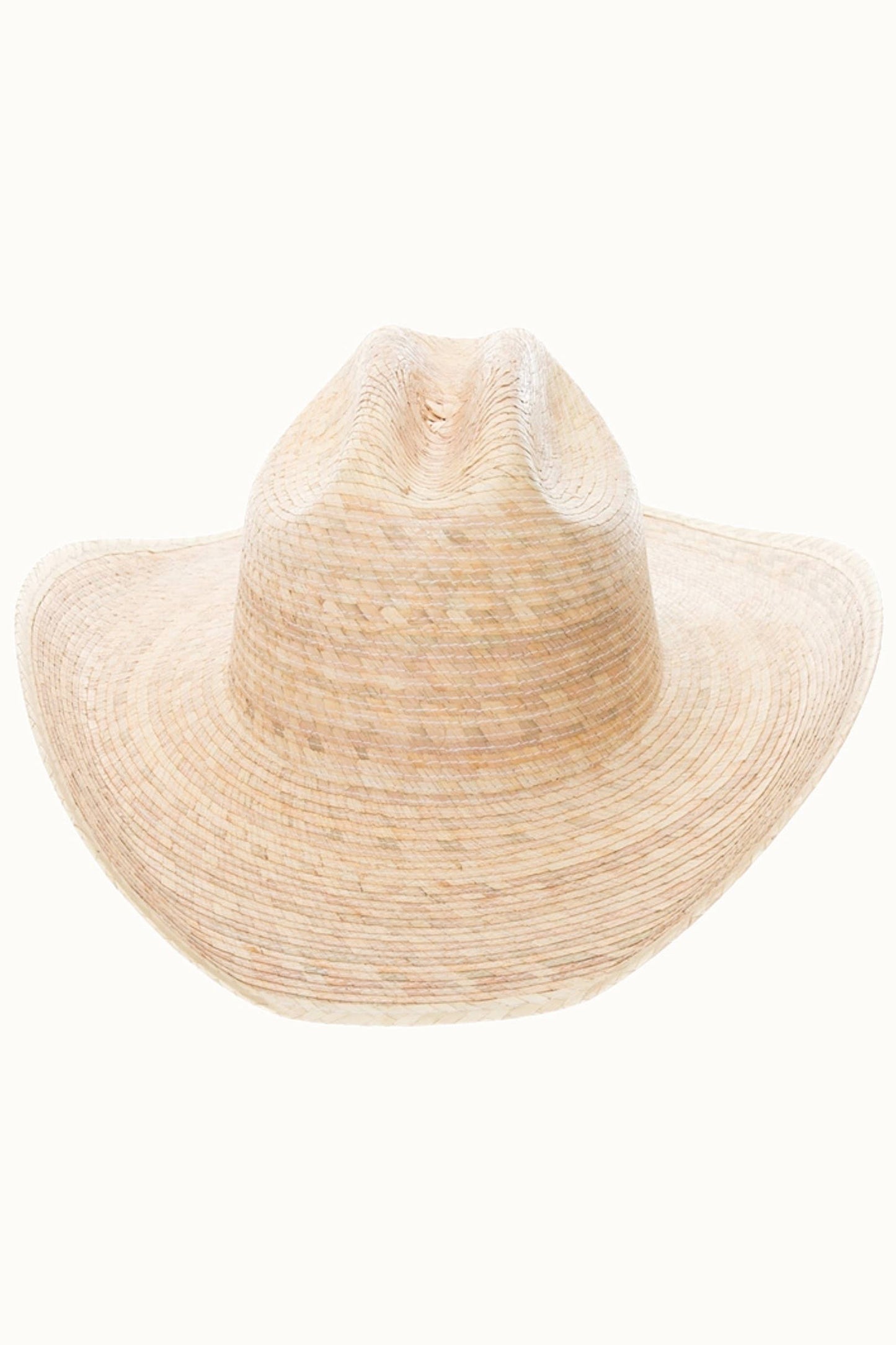 Handmade Western Palm Leaf Cowboy Hat, UPF 50+, Elastic OSFM