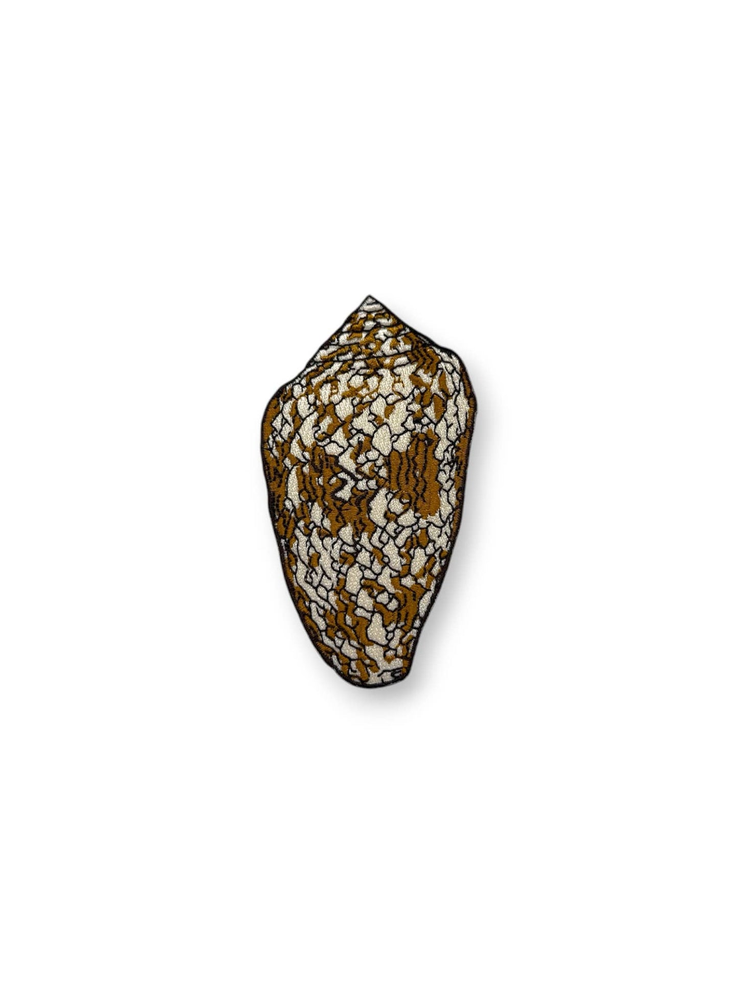 TEXTILE CONE SHELL IRON-ON PATCH