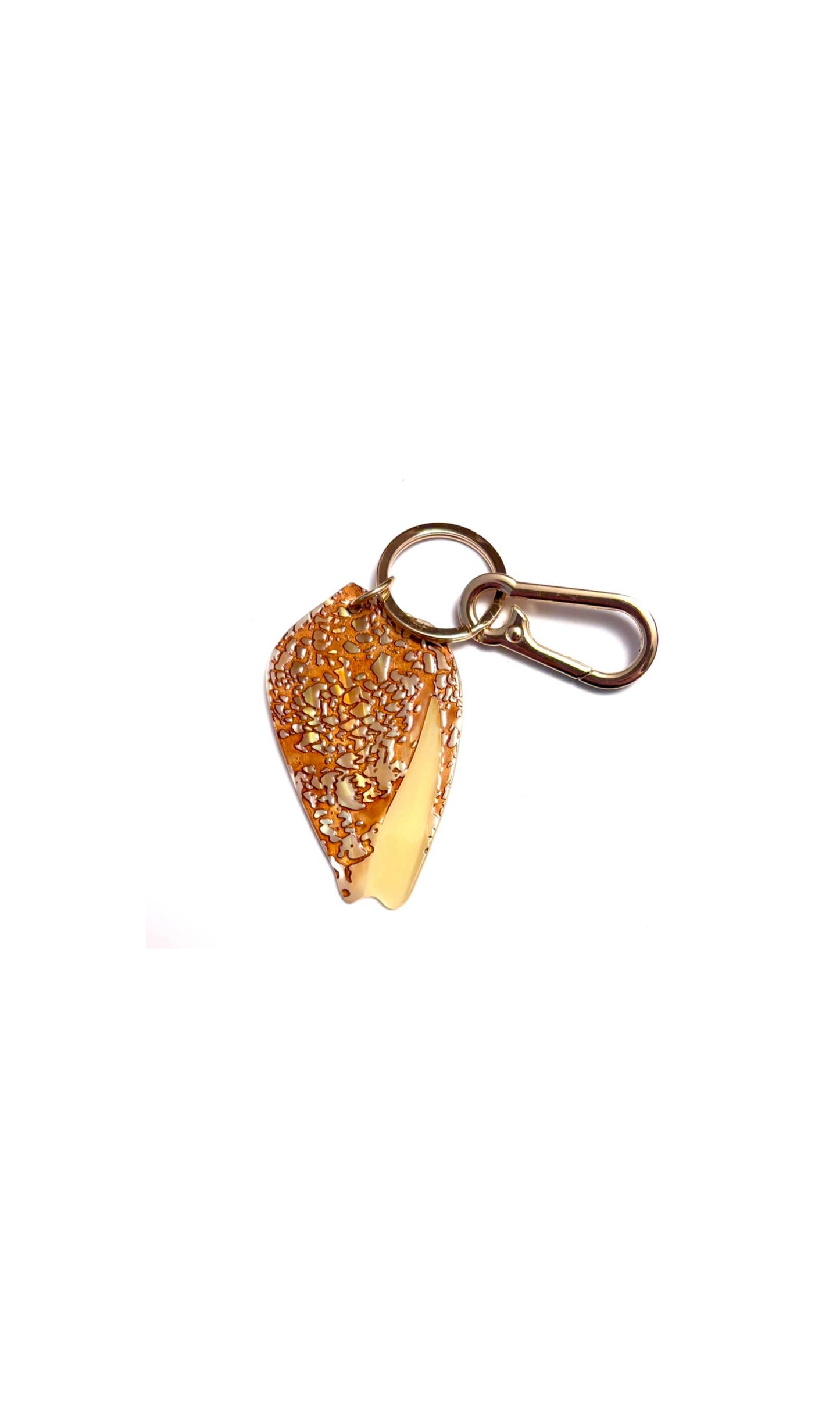 Textile Cone Shell Keychain