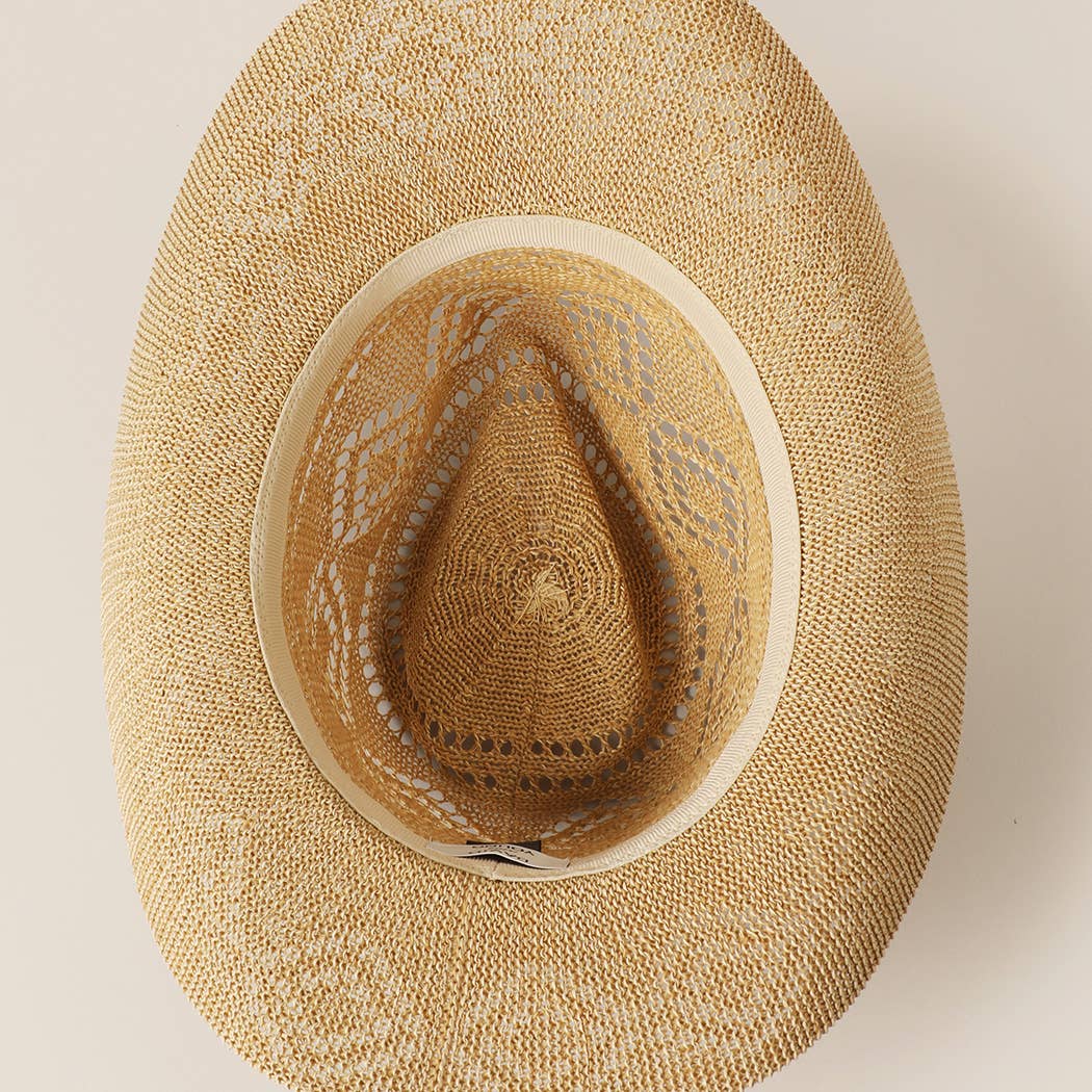 Eco-Friendly Straw Panama Adjustable Sun Hat