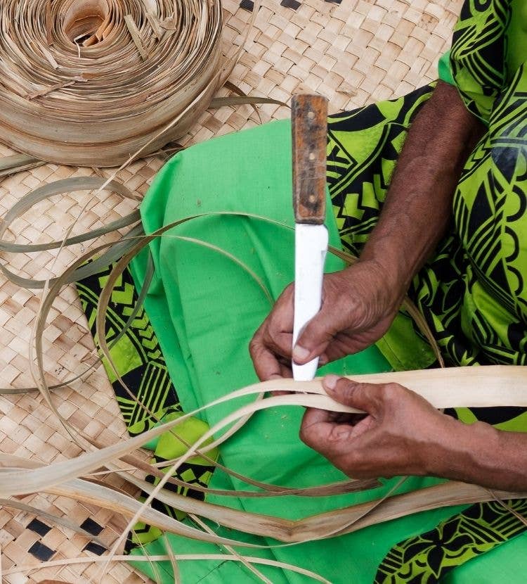 Handwoven Oversized Tote Bag - Natural