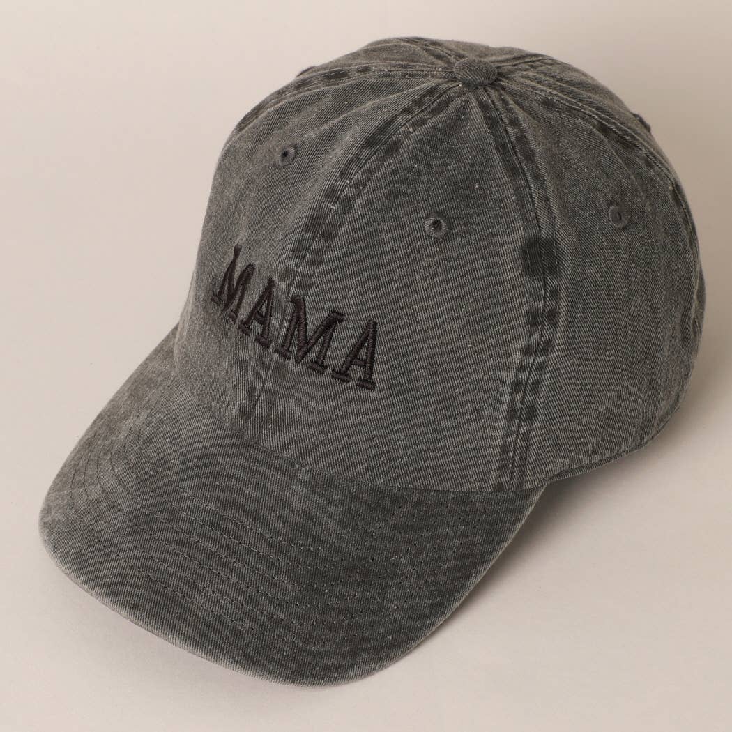 MAMA Embroidered Cotton Baseball Cap