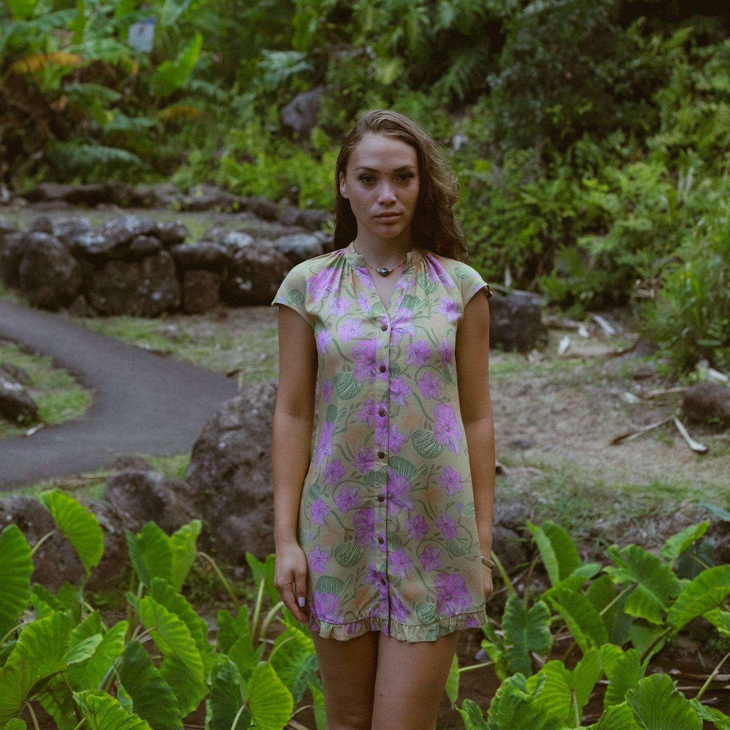 Nora Dress - Summer Pōhuehue