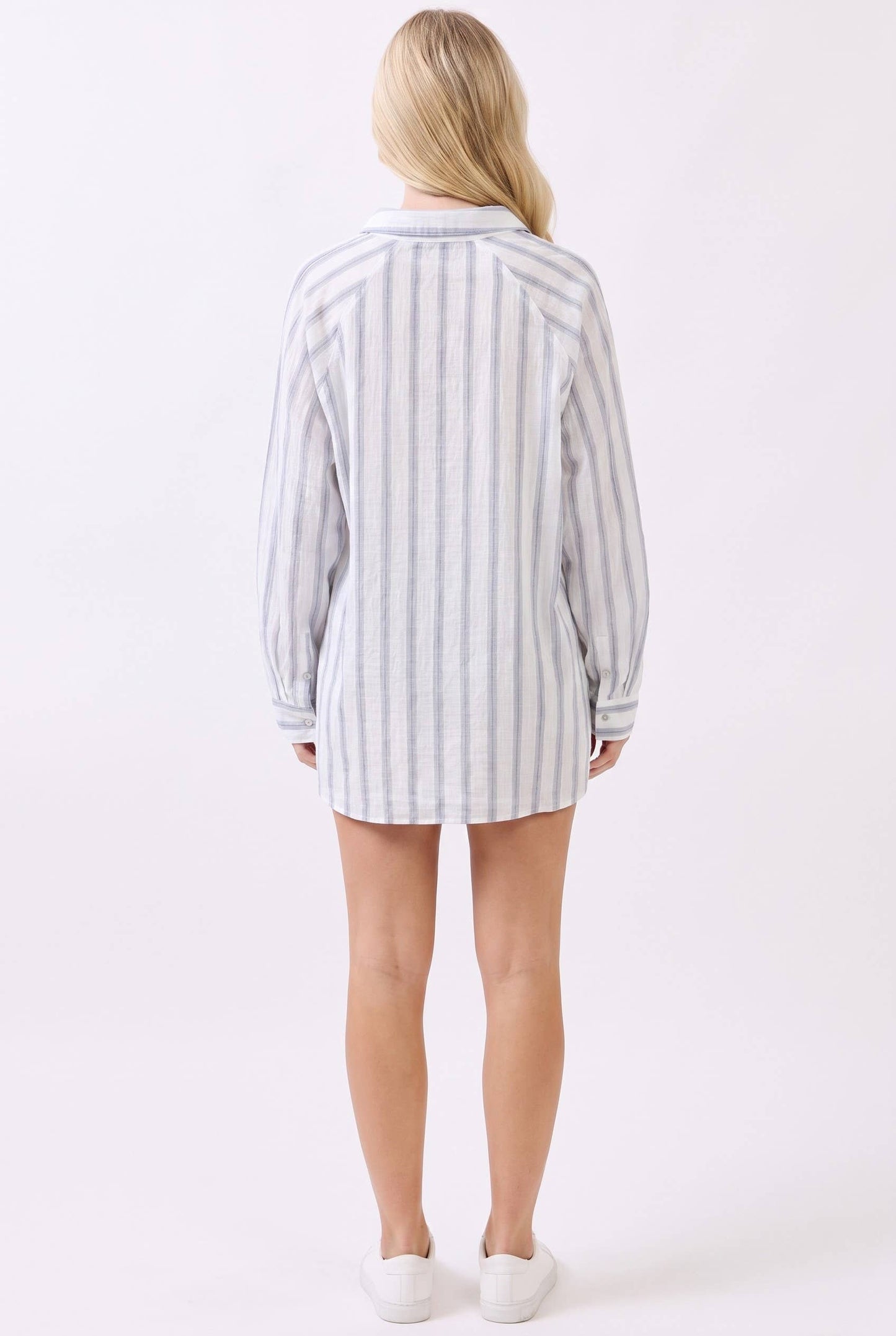 STRIPE BUTTON-UP SHIRT