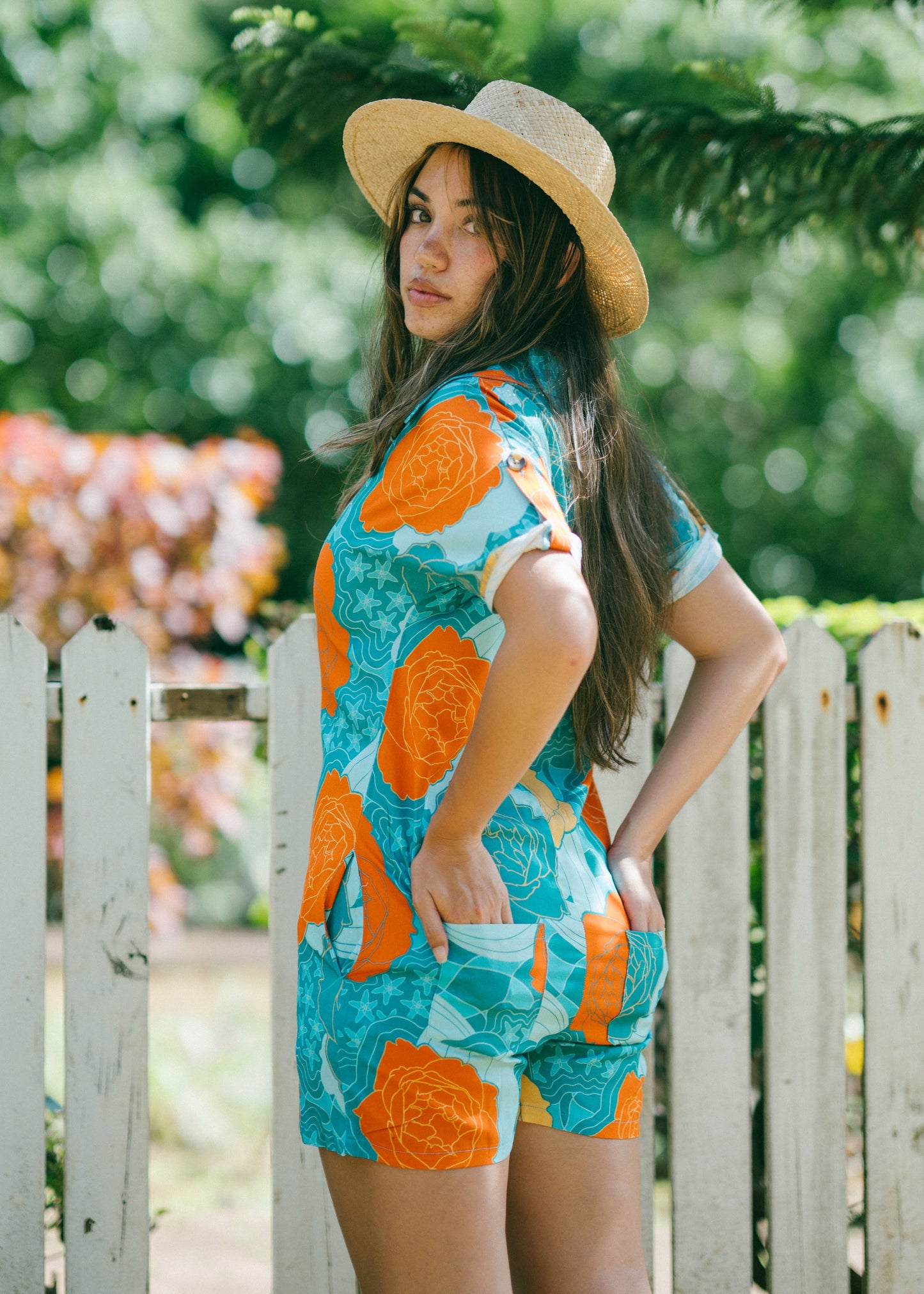 Kiana Romper - Maui Bloom