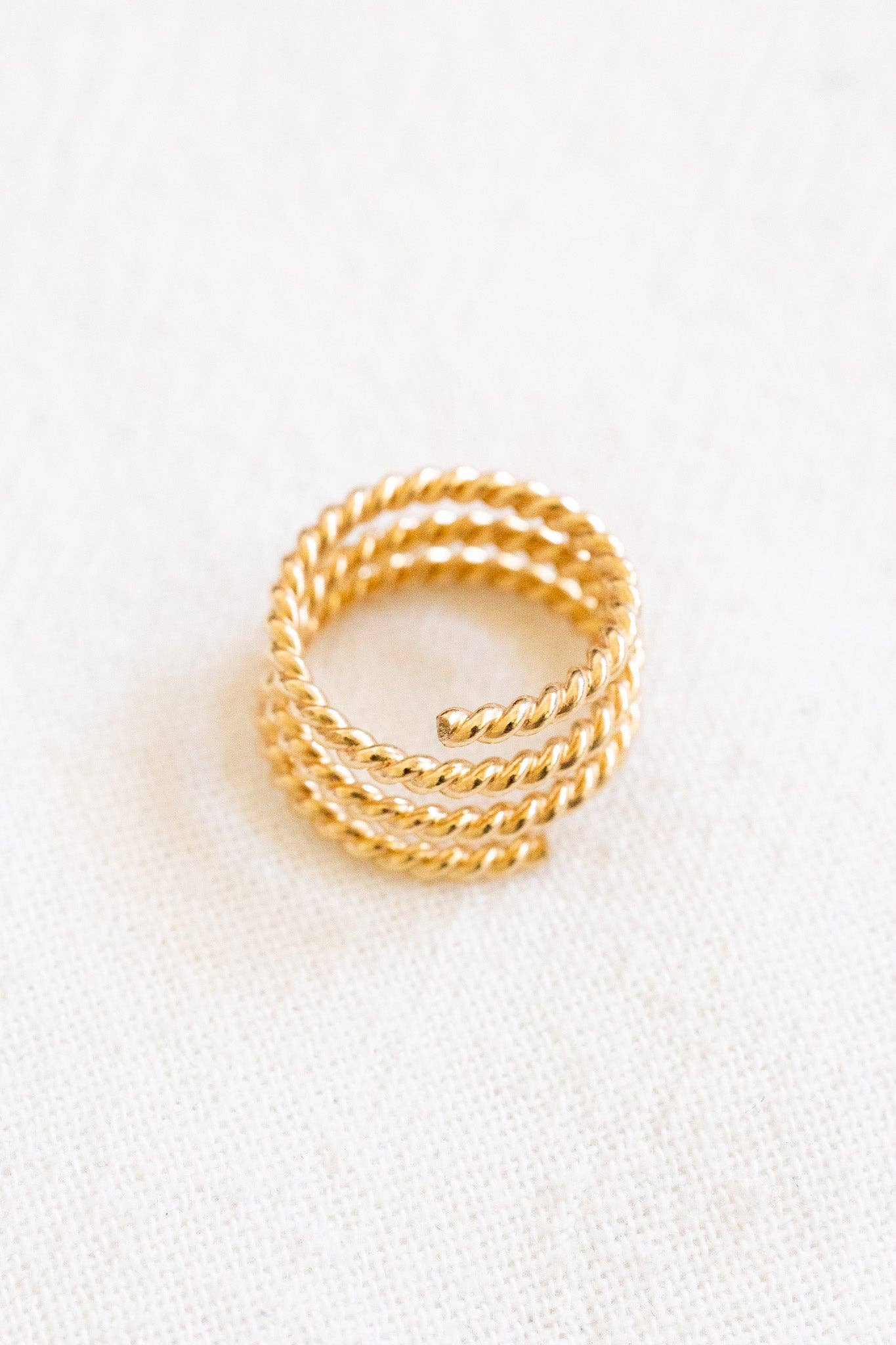 Twisted Double Wrapped Ring