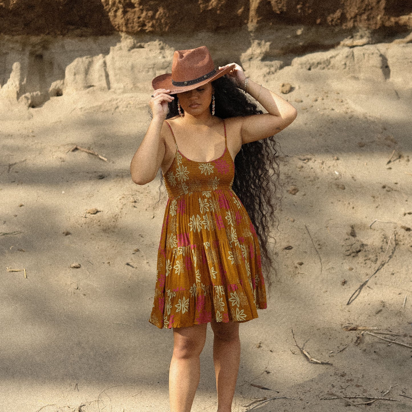 Hana Tiered Dress - Tumeric