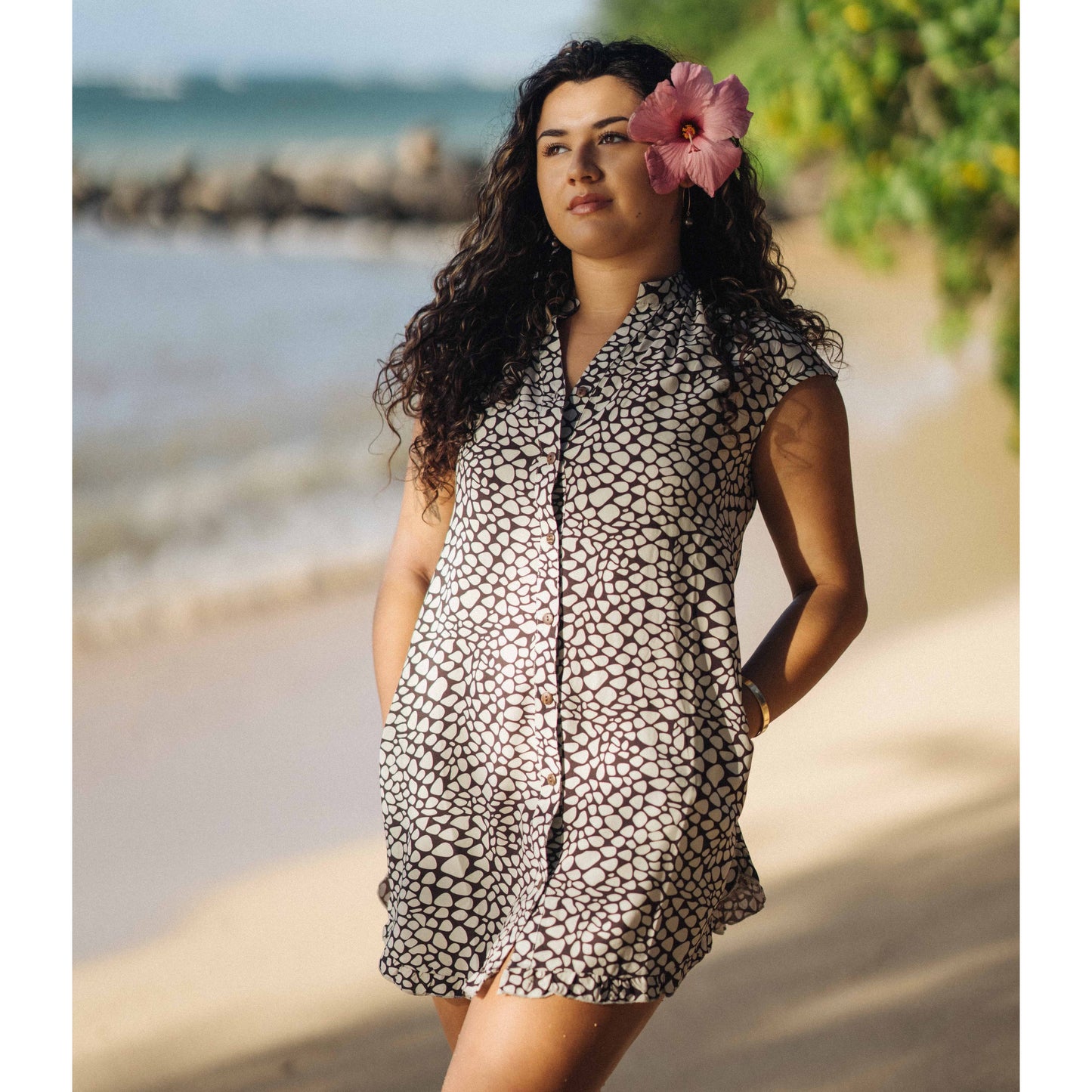 Nora Dress - Naupaka