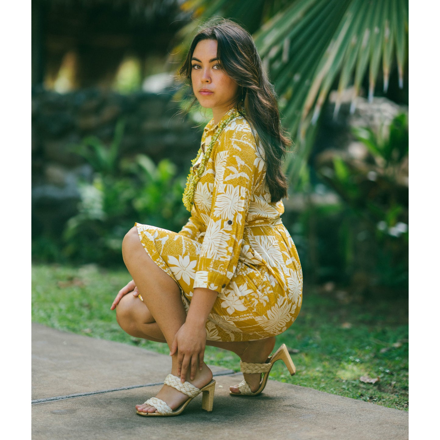 Waihe'e Long Sleeve Midi