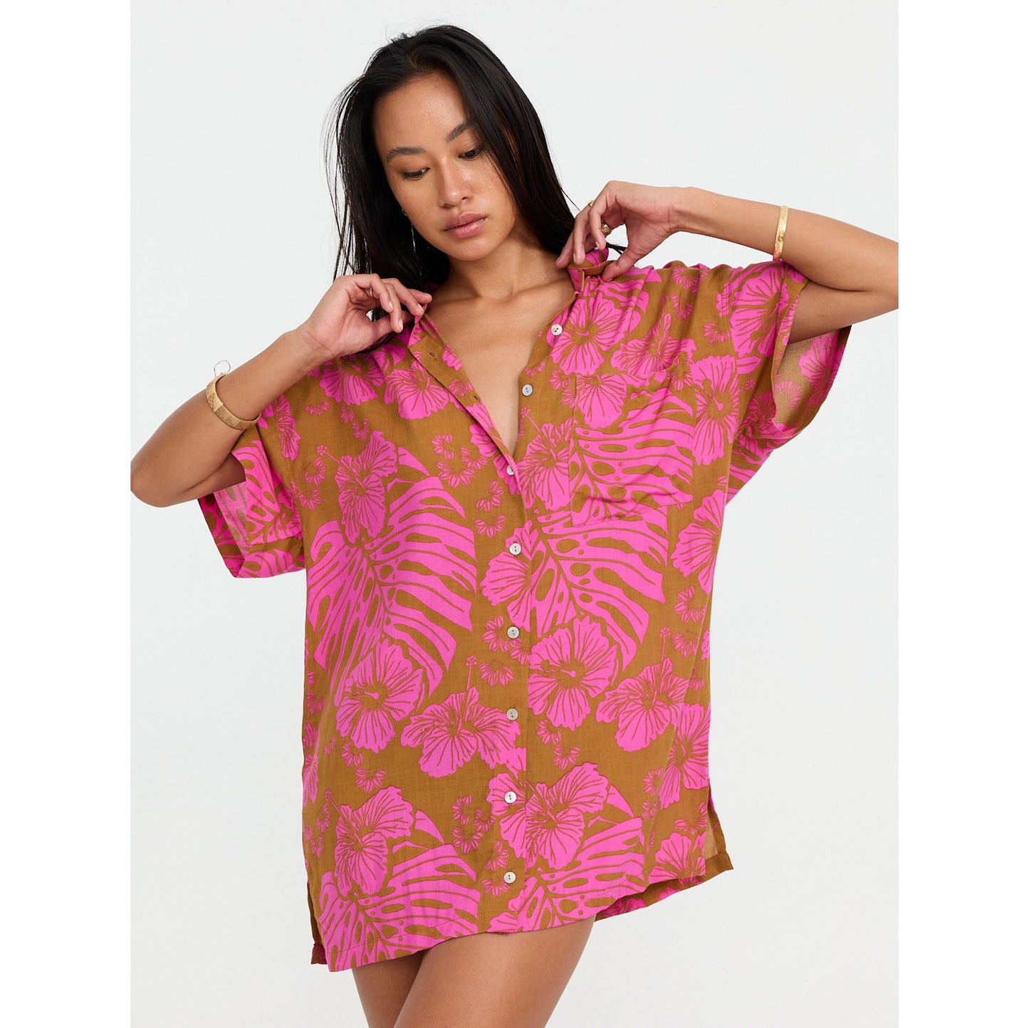 Aloha Shirt Dress - Summer 25