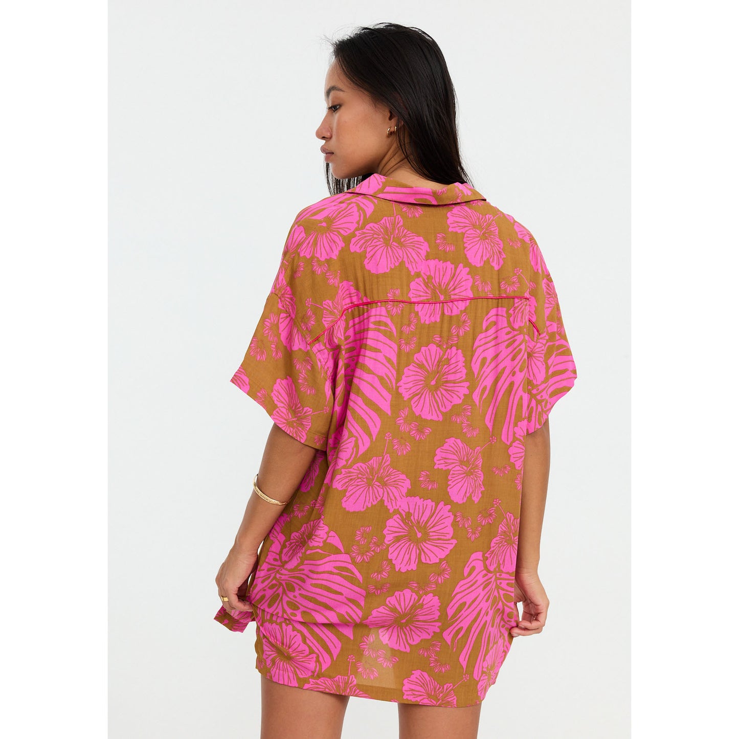 Aloha Shirt Dress - Summer 25