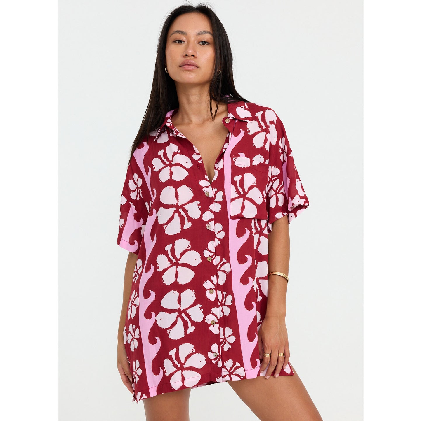 Aloha Shirt Dress - Summer 25