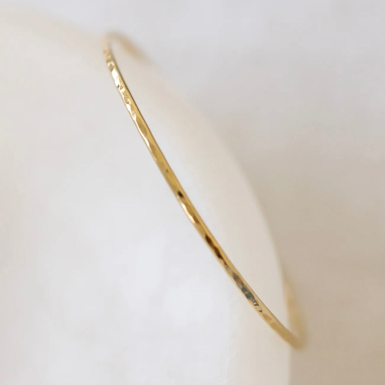 Plain Hammered Bangle