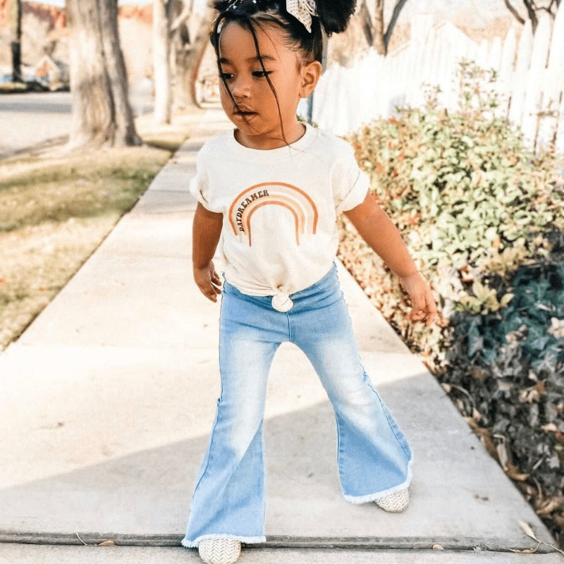 Sophie Denim Bell Bottoms - Light Wash