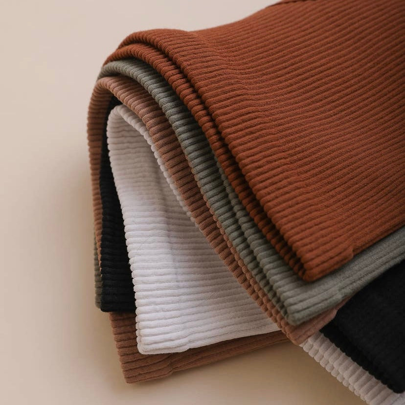 Ribbed Racer Back Bralette