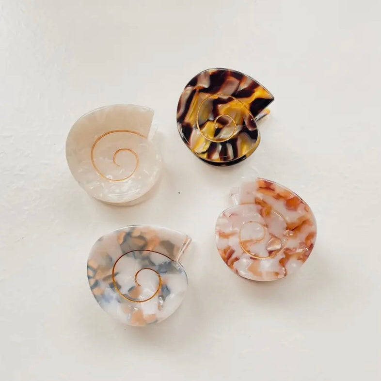 Eco-Friendly Seashell Claw Clip