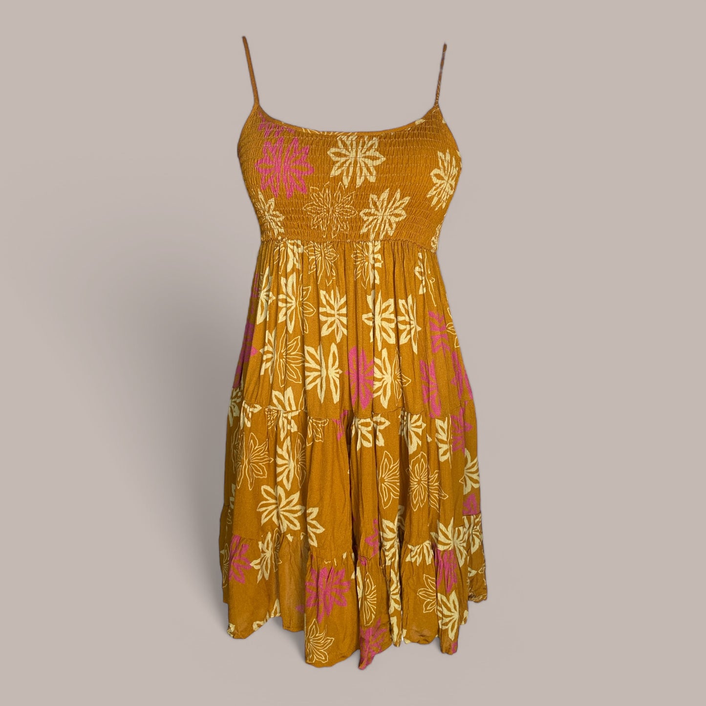 Hana Tiered Dress - Tumeric