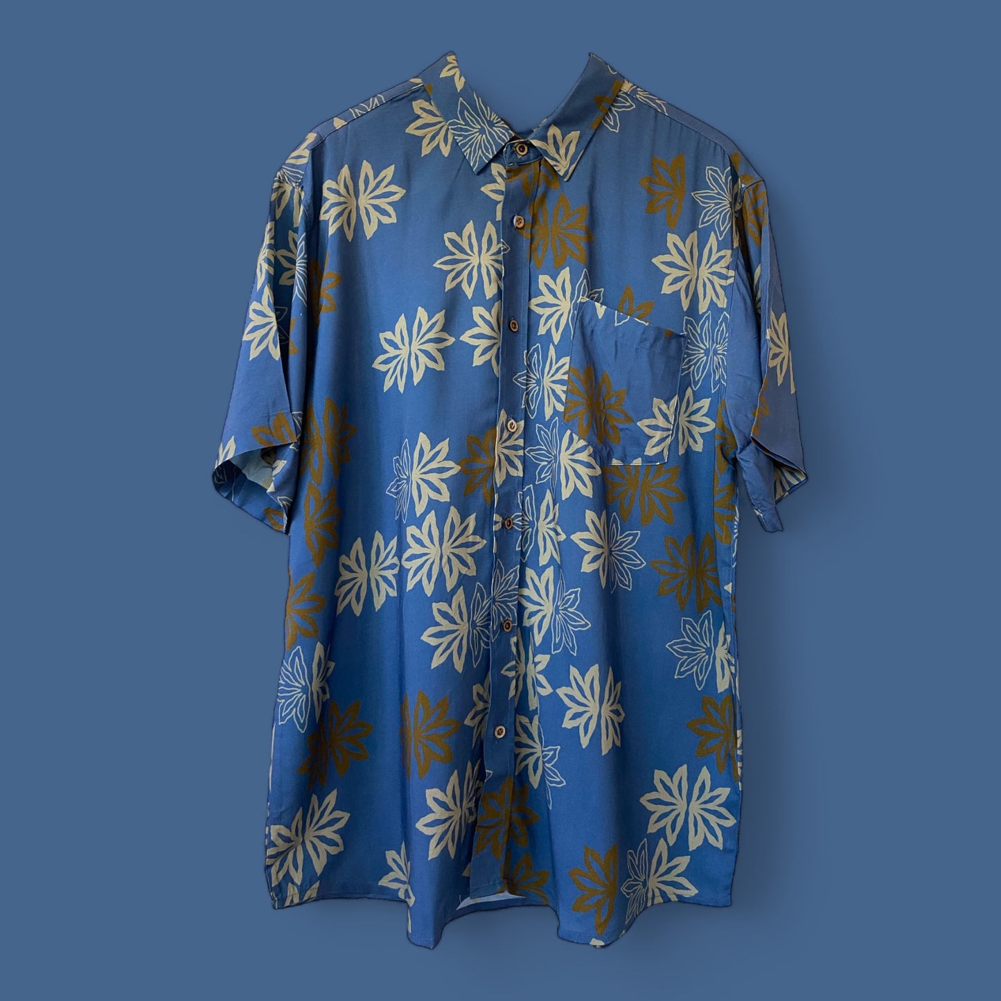 Mens Aloha Shirt - Naupaka