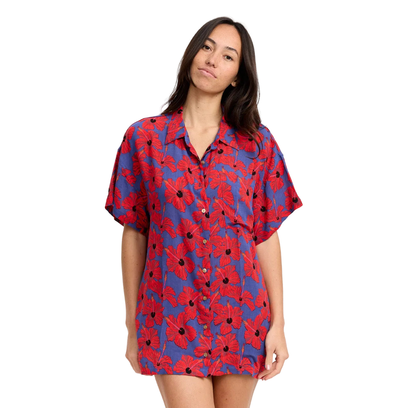 ALOHA SHIRT DRESS