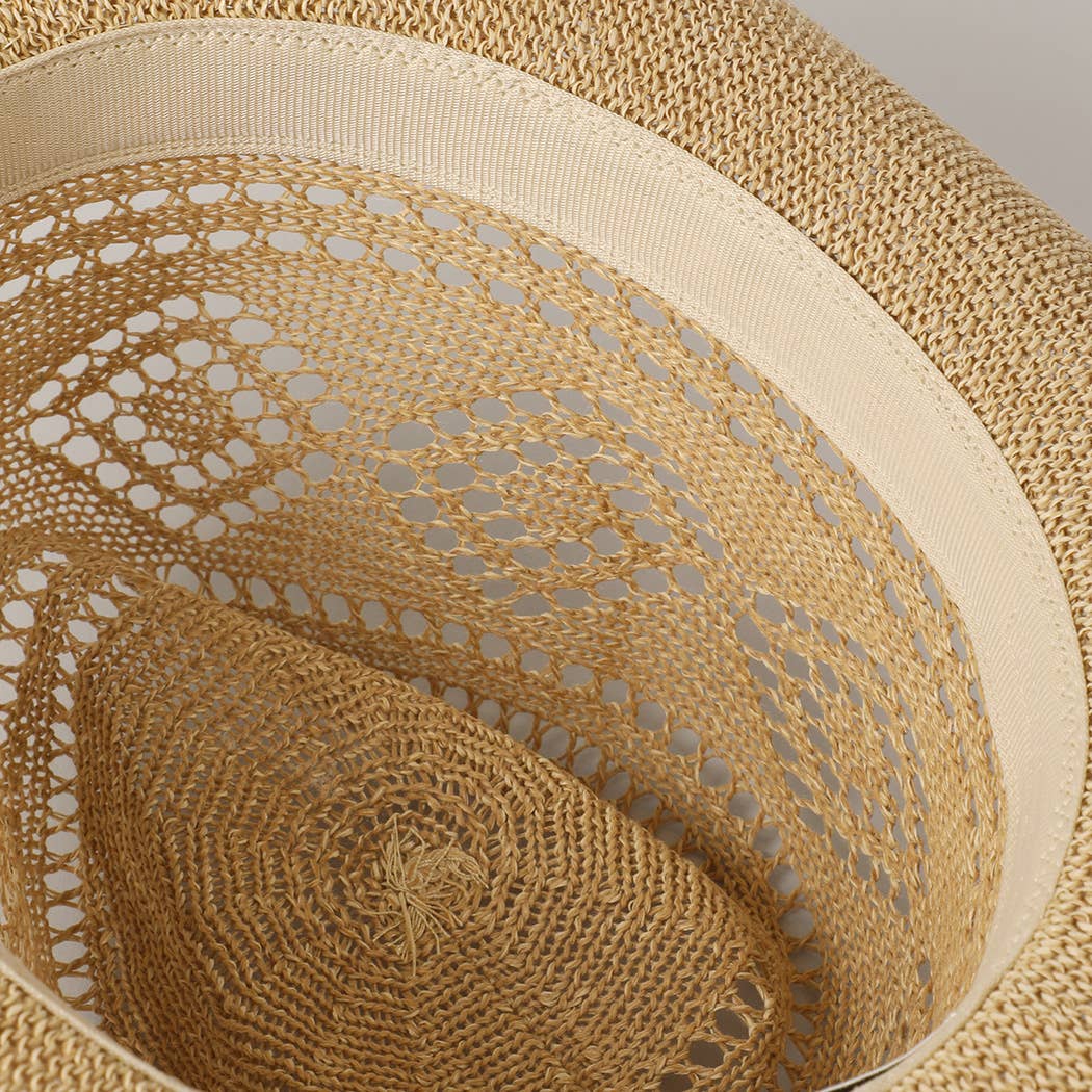 Eco-Friendly Straw Panama Adjustable Sun Hat