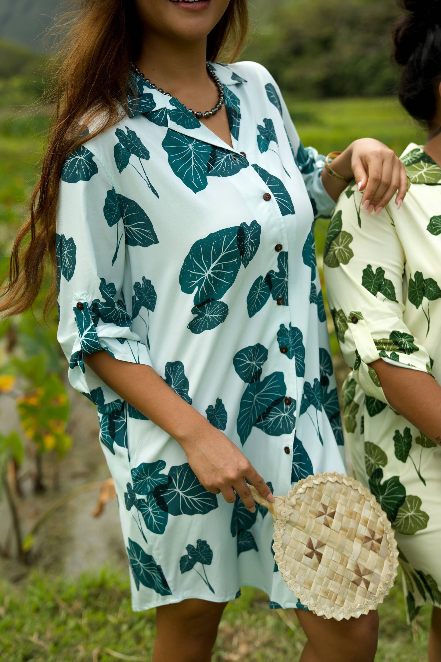 Aloha Shirt Dress - Mahi'ai Kalo Collection
