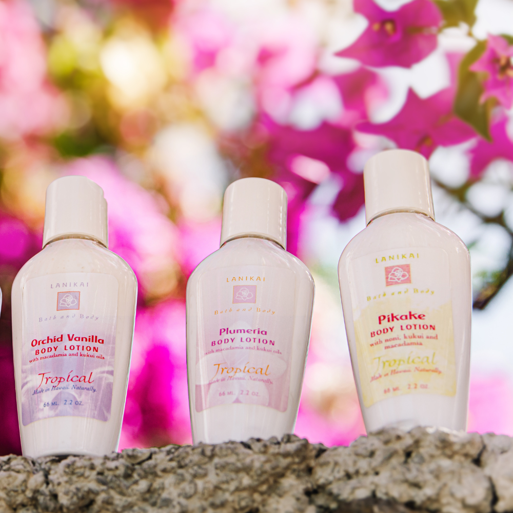 Pikake Lotion - 8 oz and 2 oz, Soothing and Hydrating