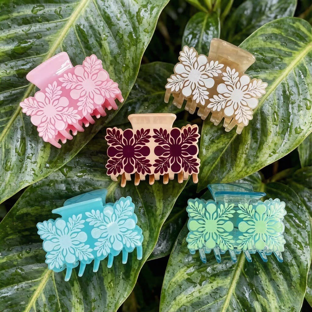 Quilt Hair Clips