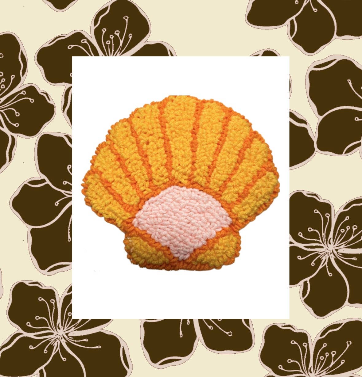 Sunrise Shell Mug Rug