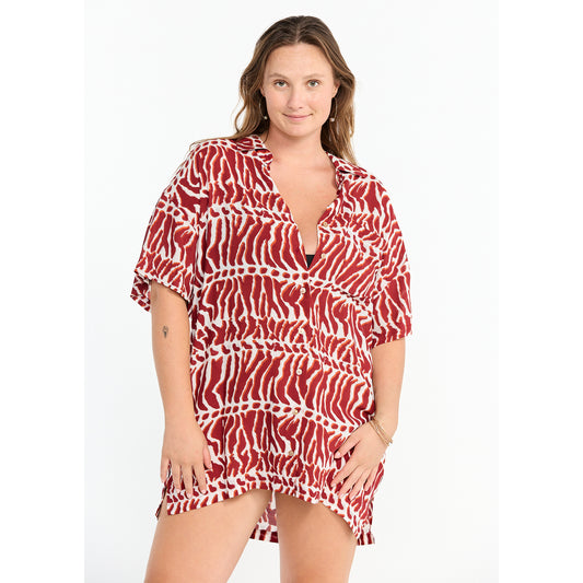 Aloha Shirt Dress - Miter