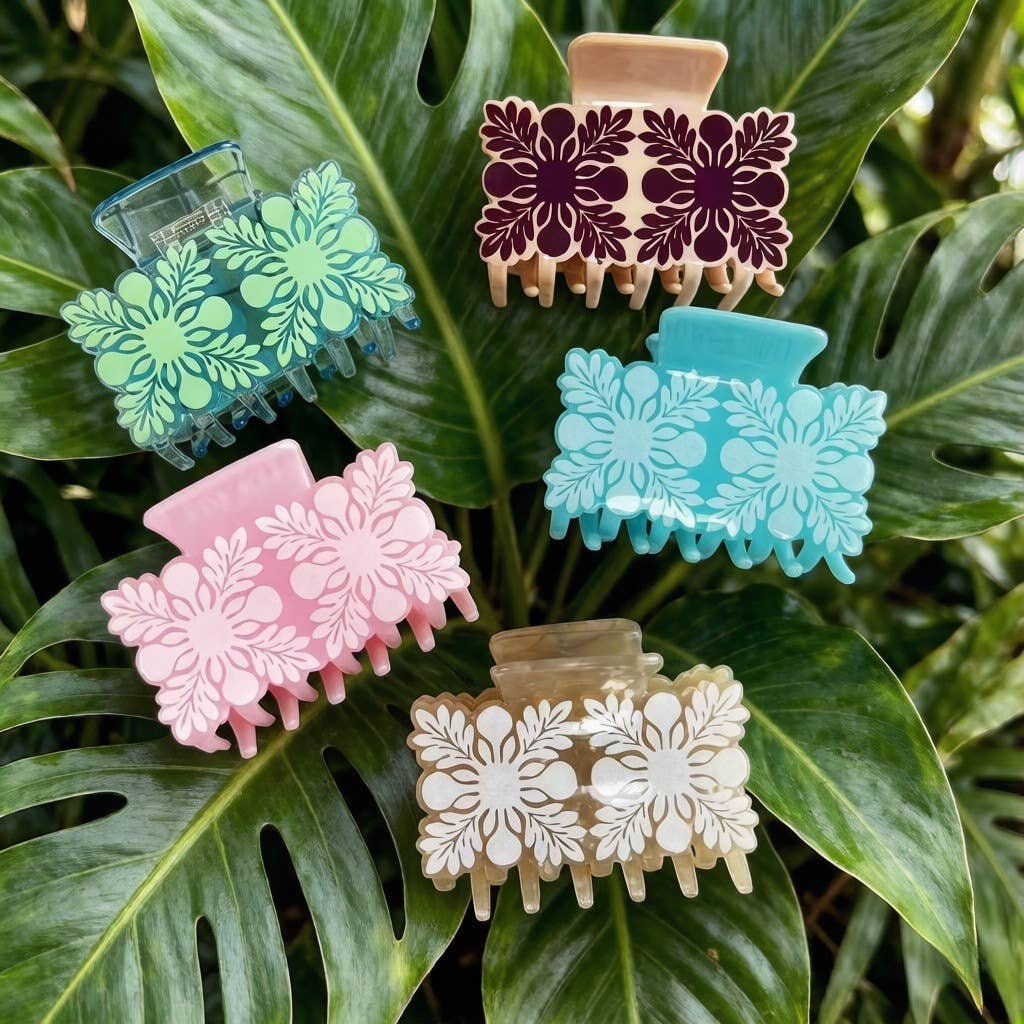Quilt Hair Clips