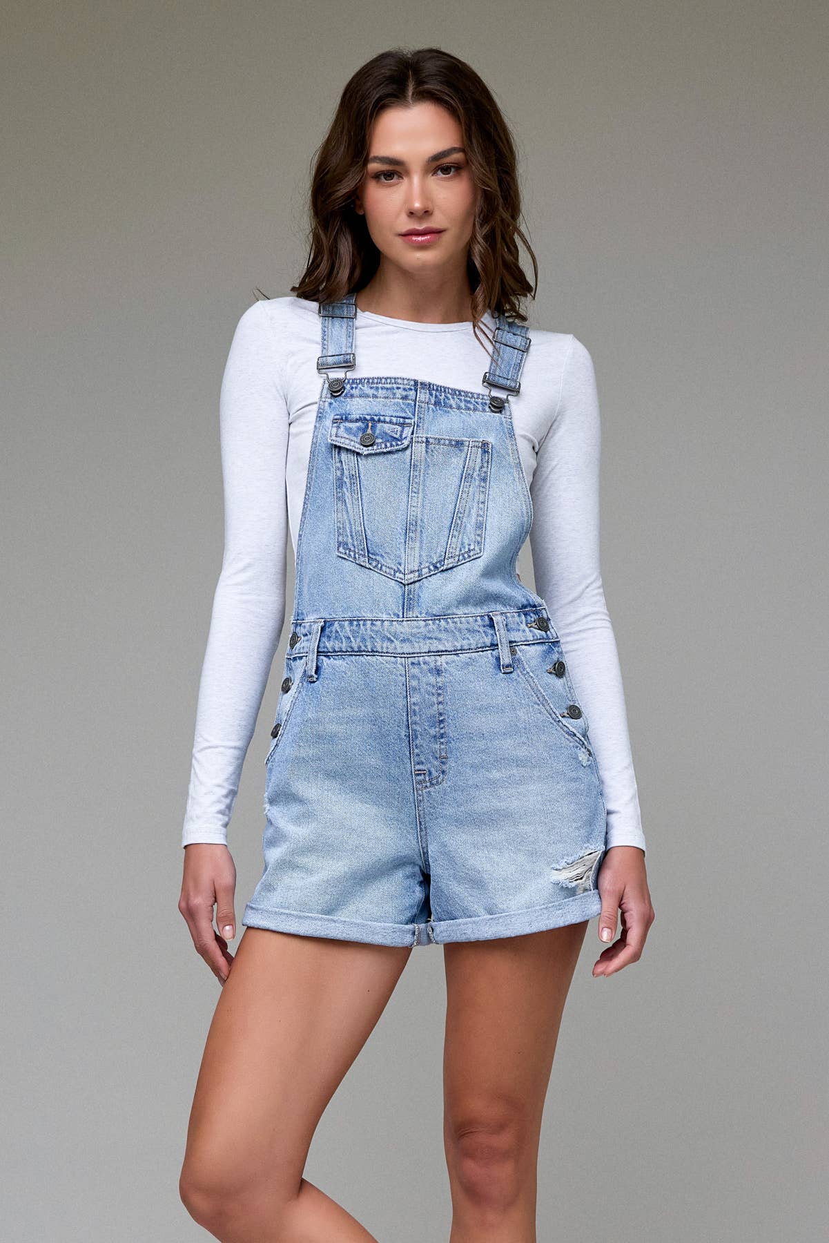 Light Wash Clean Classic Shortall