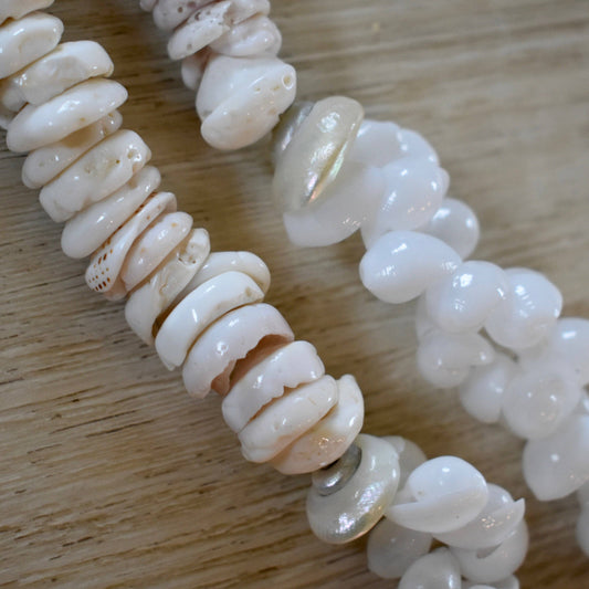 Puka Shell and Bubble Shell Lei