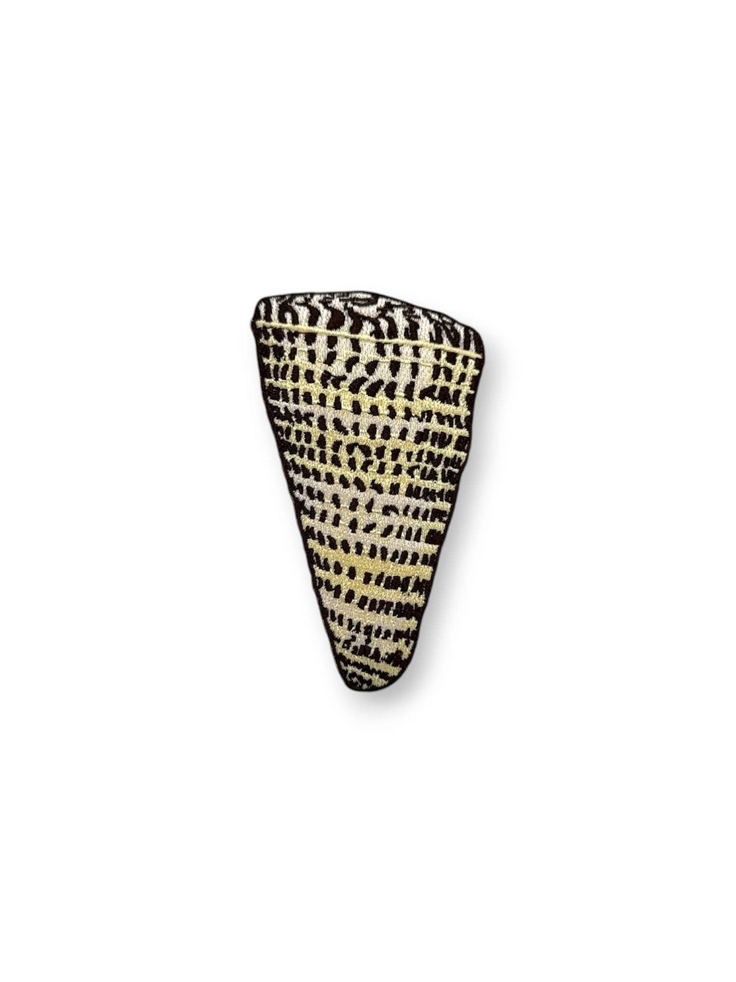 LEOPARD CONE SHELL IRON-ON PATCH