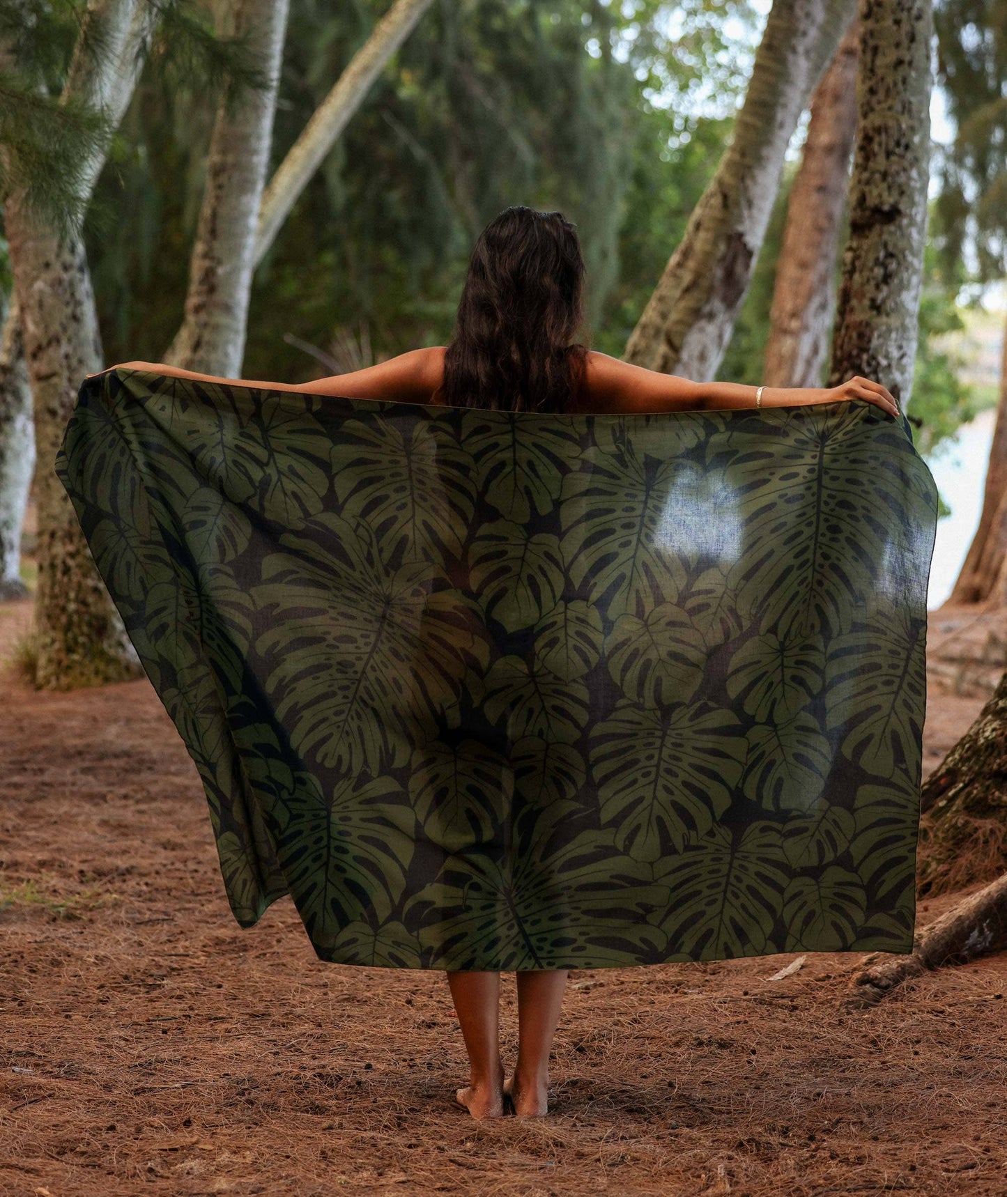 Monstera Organic Cotton Pareo