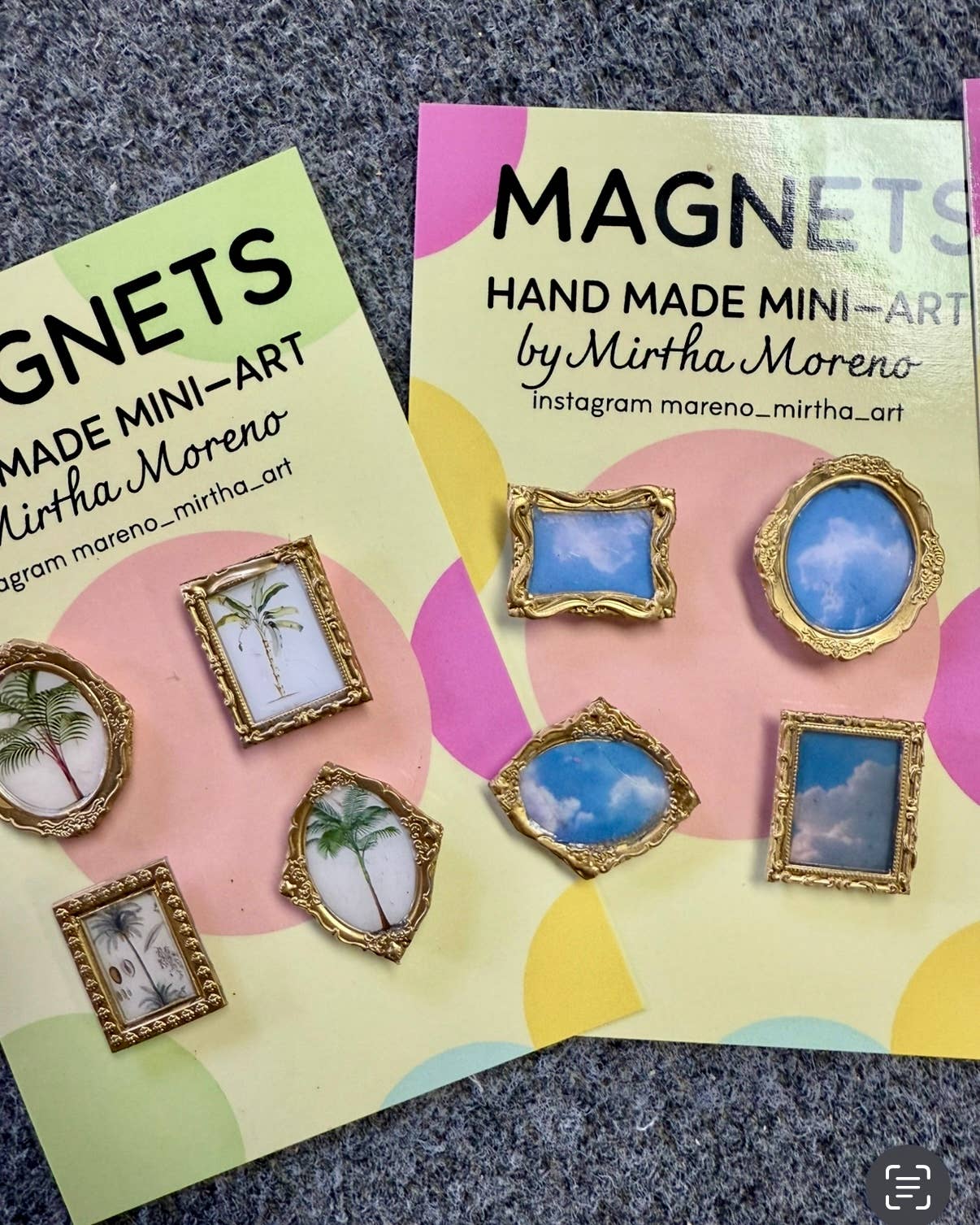 Magnets -Palm Trees Theme (Set of 4) palms