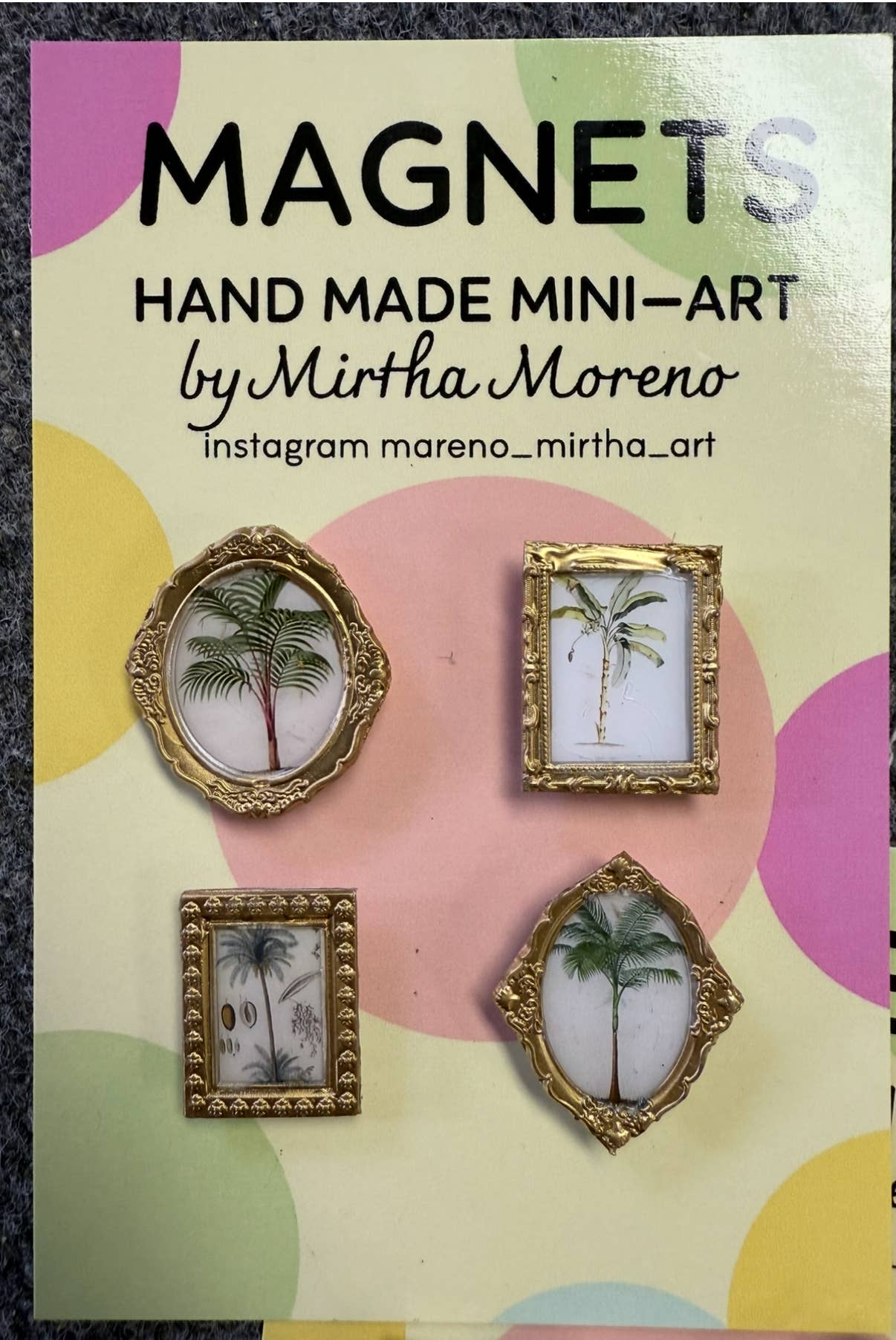Magnets -Palm Trees Theme (Set of 4) palms