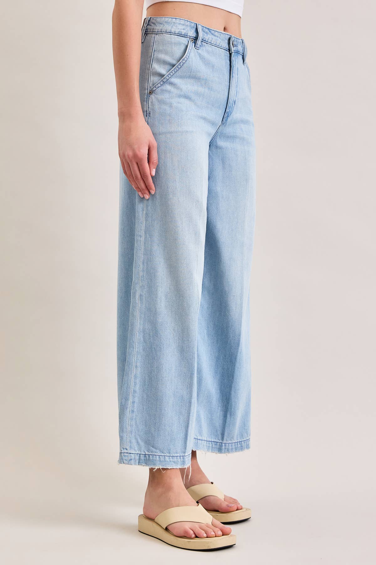 NORI CROPPED WIDE LEG TROUSER