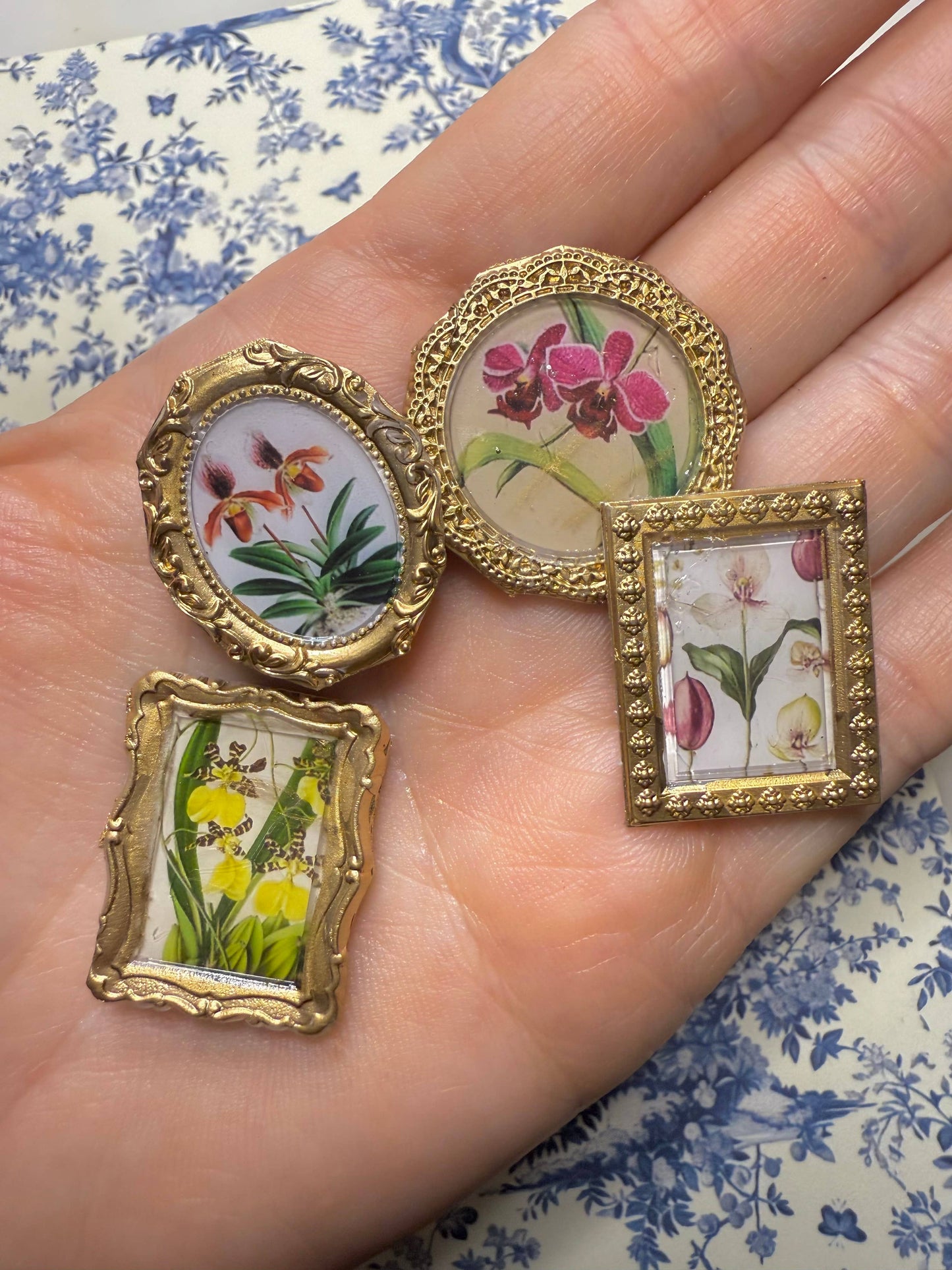 Orchid Botanical Magnets (Set of 4)