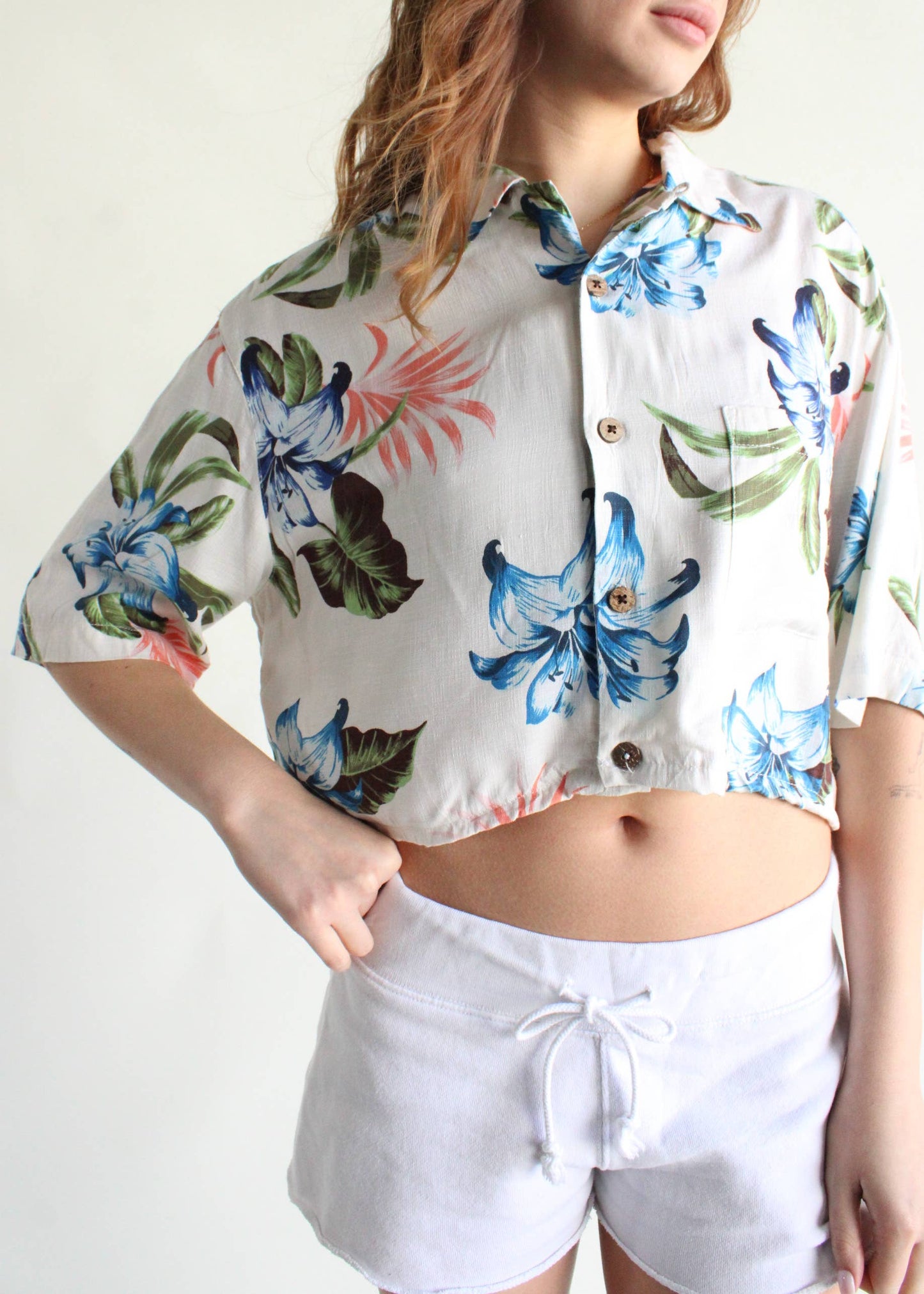 Crop Tropical Shirt Bundle