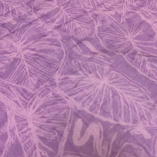 Purple Kalo Scribble Bamboo Muslin Kapa Moe (Swaddle Blanket)