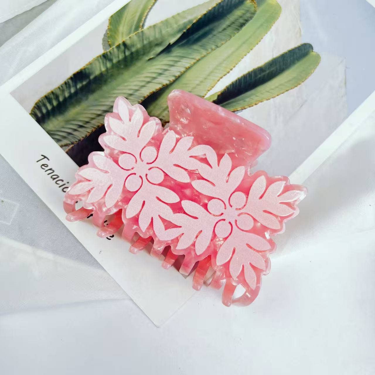 Quilt Print Hair Clip