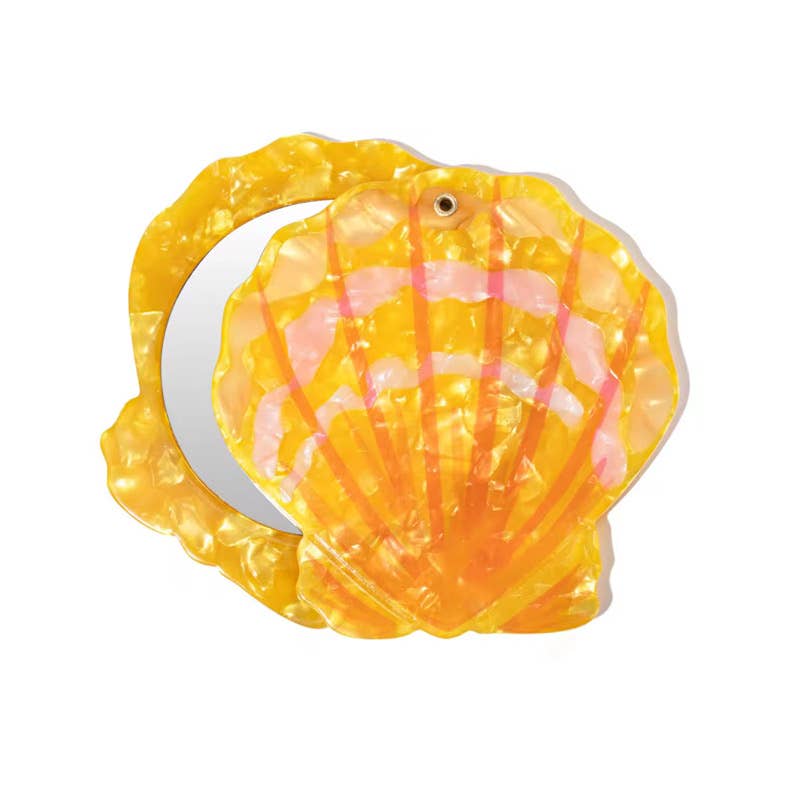 Sunrise Shell Pocket Mirror