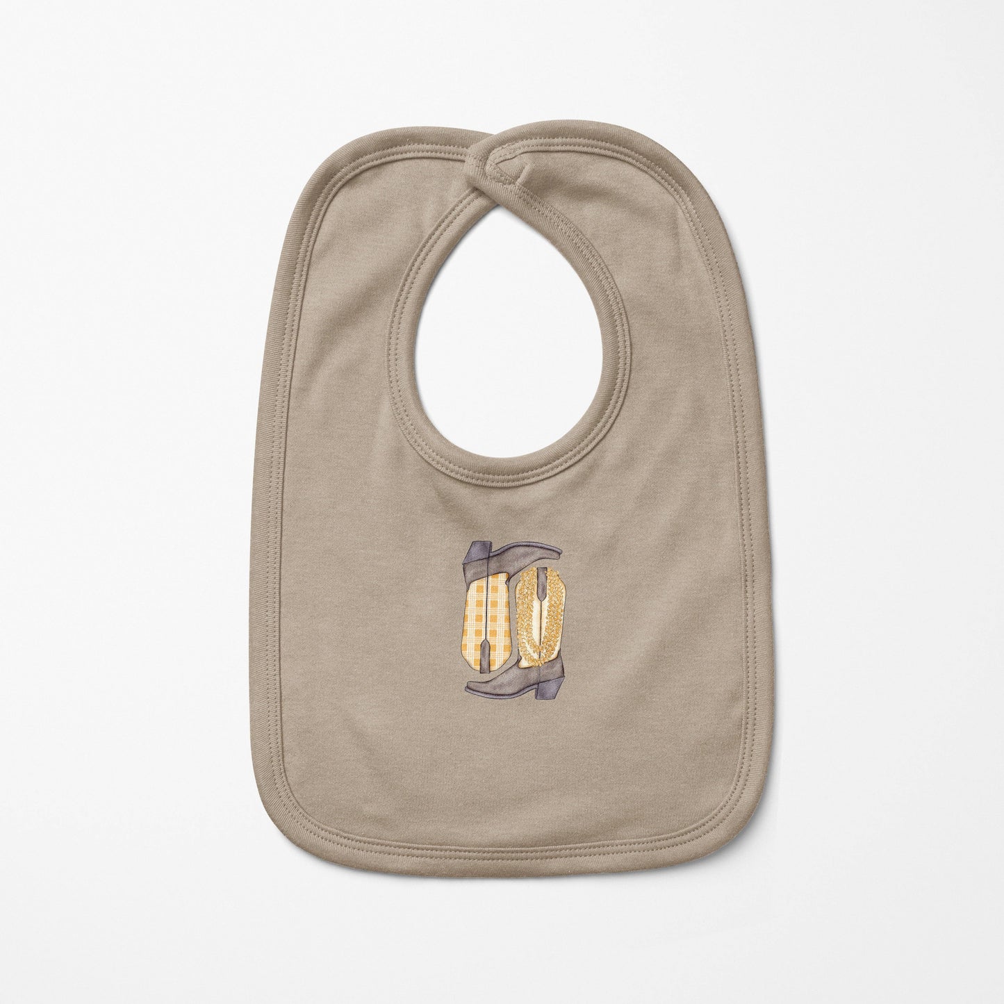 Pua Kenikeni Palaka Boots Baby Bib | Baby & Kids