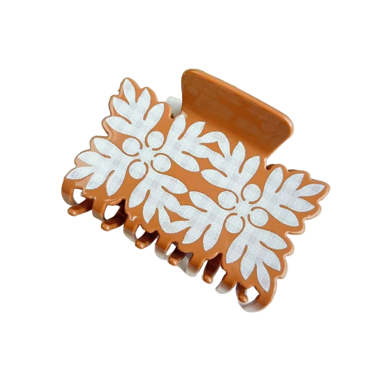 Quilt Print Hair Clip