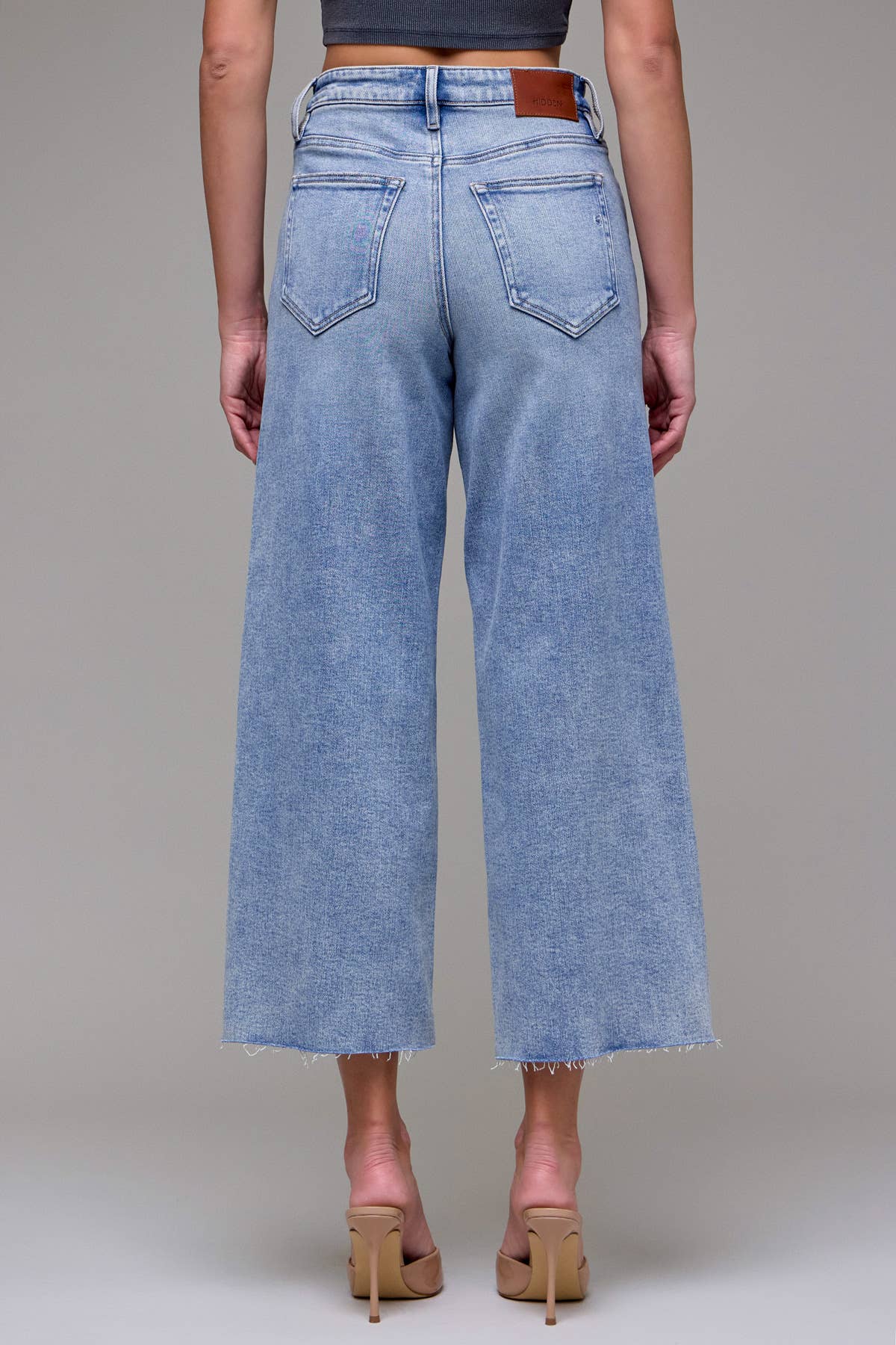 Cropped Wide leg Pants
