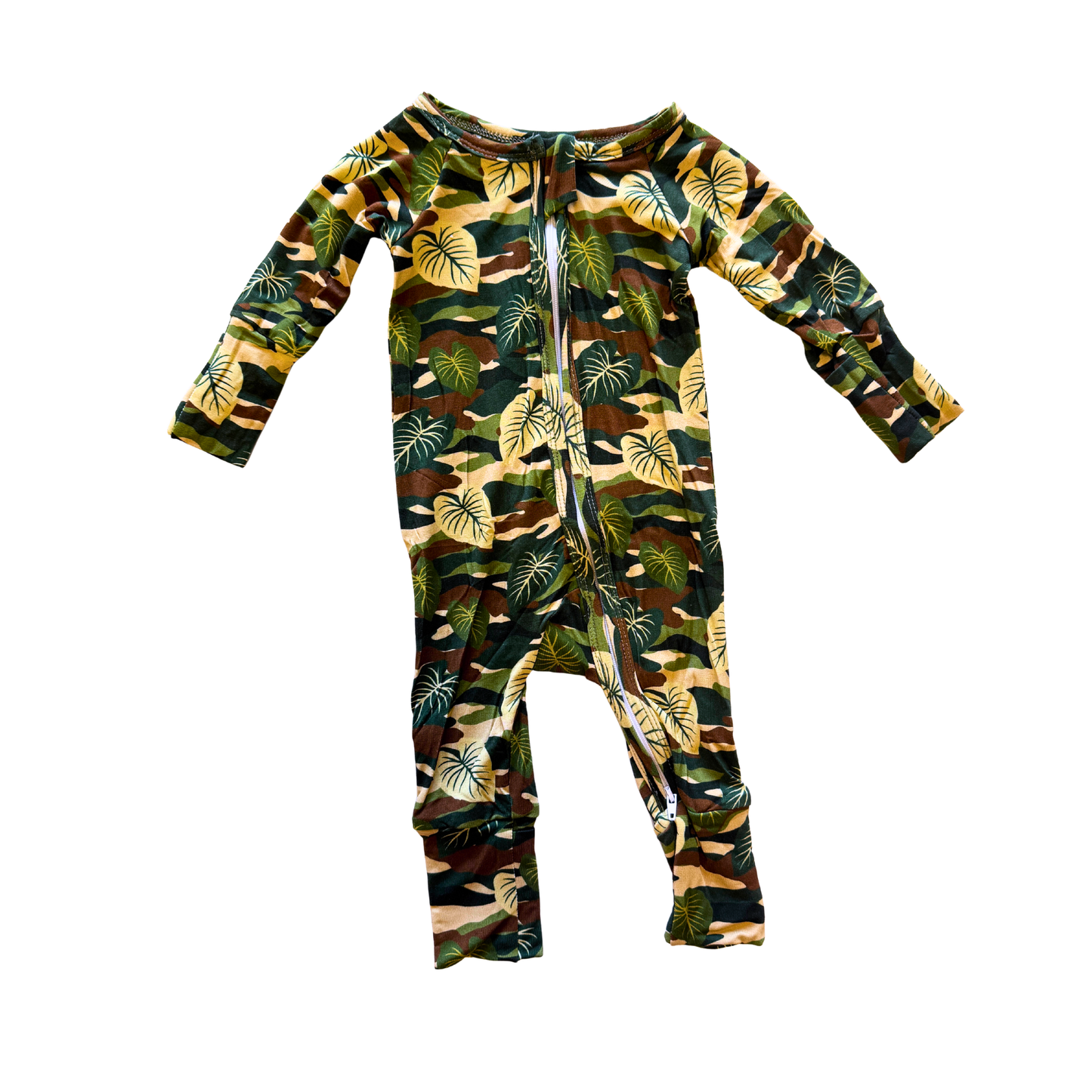 Green Camo Kalo Bamboo Coverall