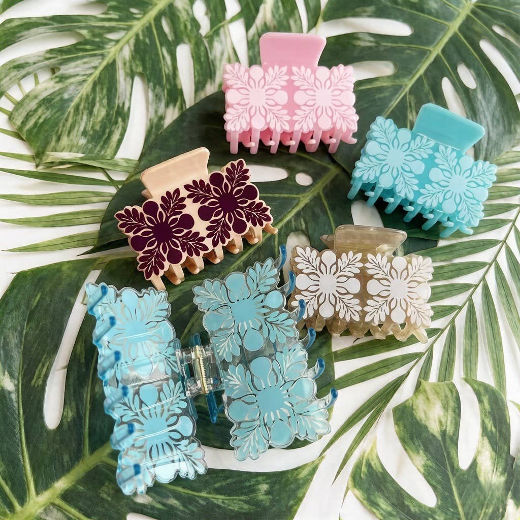 Quilt Hair Clips