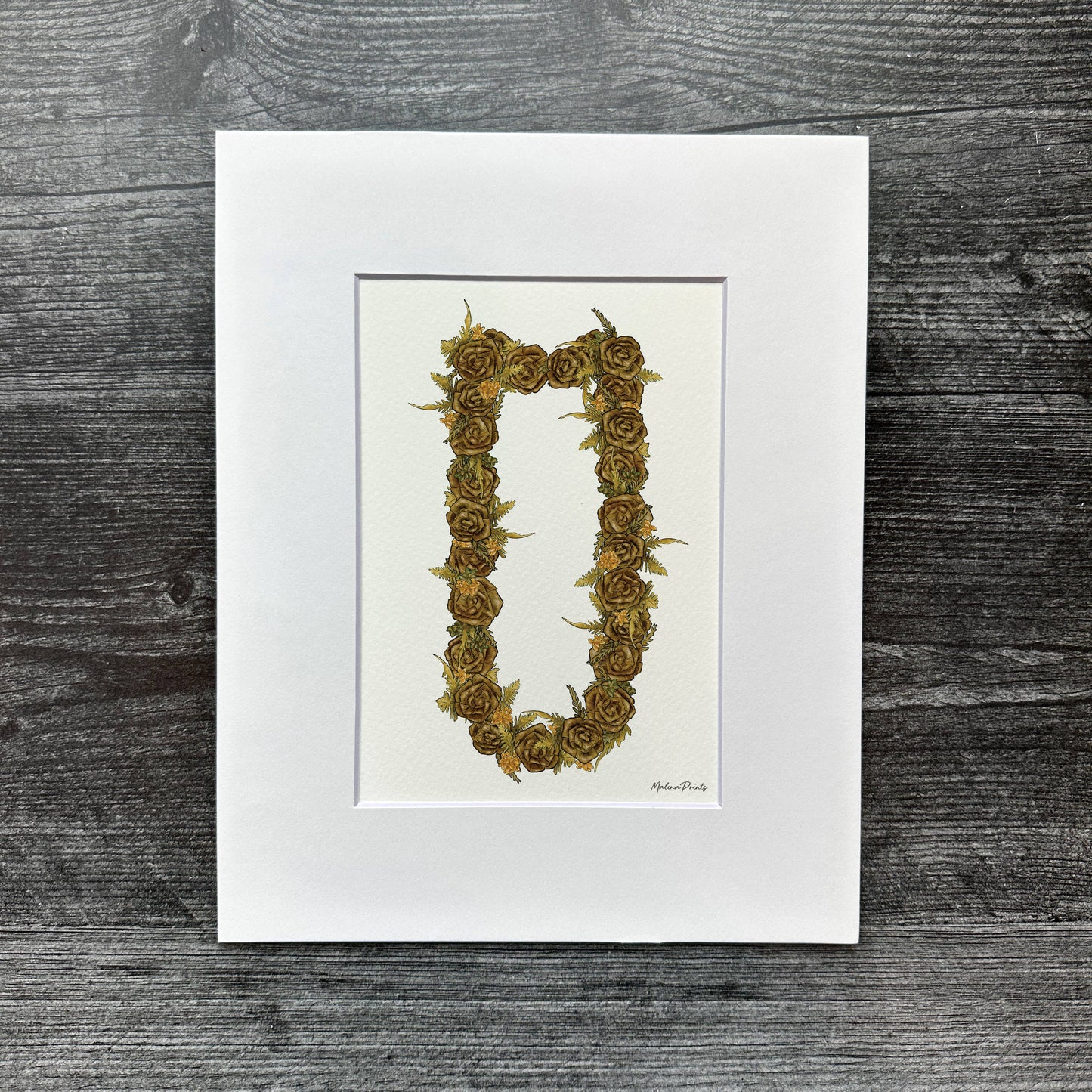 Ti Rose Lei | Art Print